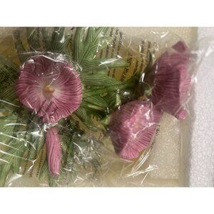 Lenox Wine Cup Garden Flower Porcelain Figurine  Pink NWB